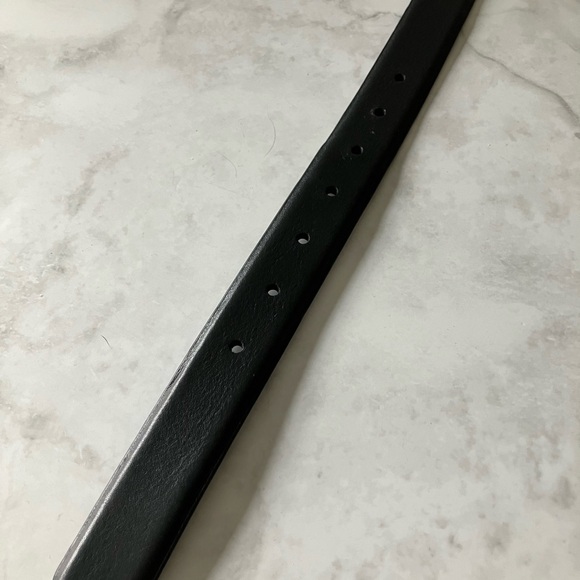 REVOLVE Favorite Daughter Black William Split Decision Leather Belt Size XL - Picture 5 of 9